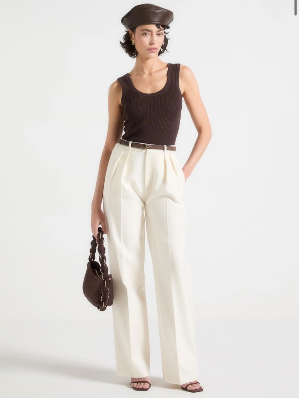 Tailored Twin Pleat Trousers